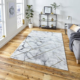Craft 23299 Marble Effect Rug in Ivory