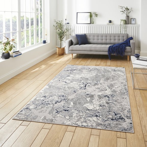Apollo 2677 Modern Abstract Distressed Rugs