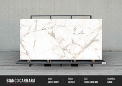 Bianco Carrara (15mm) Large Format Ceramic Slab