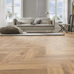 HERRINGBONE 8MM LAMINATE TREVINO OAK D4764 £22.99 SQ M